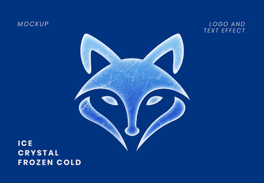 Ice Crystal Frozen Cold Text Effect