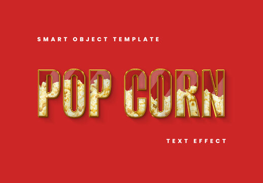Pop Corn Text Effect