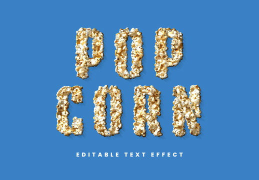 Pop Corn Text Effect