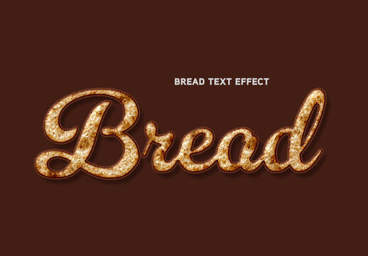 Bread Script Text Effect