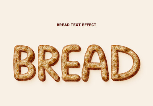 Bread Text Effect