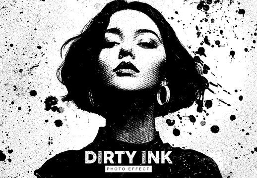 Dirty Ink Photo Effect