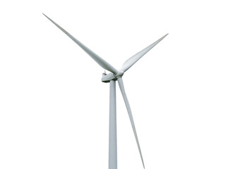 Isolated modern wind turbine for clean renewable energy and sustainable electricity generation © Cian