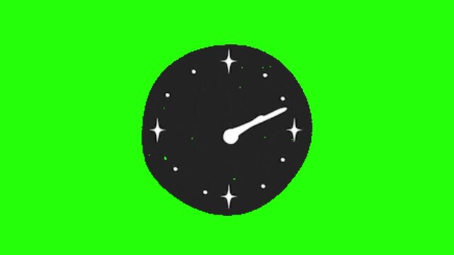 vector illustration of an clock