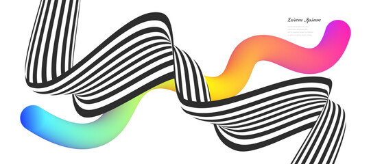 幾何学 抽象 ストライプ 波 水 カラフル 背景