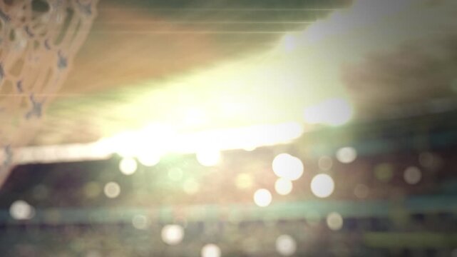 Soccer Ball Scoring Goal at Night - Paraguay