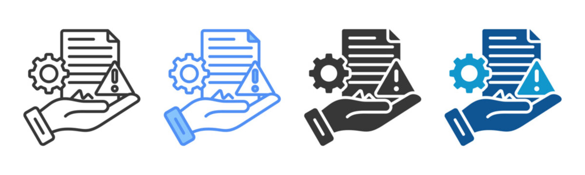 Infringement Icon Set Multiple Style Collection