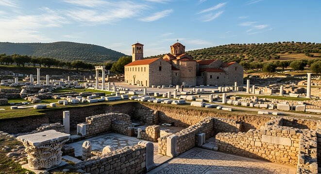 Ancient Philippi Archaeological Site - A Glimpse into History and Architecture.