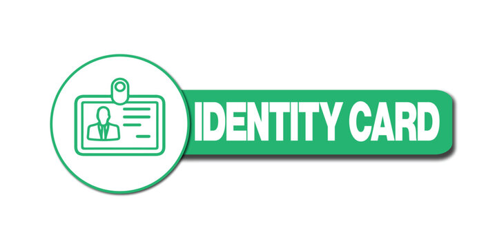 Identity Card Icon Vector