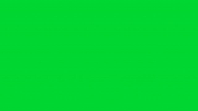 Animated social media engagement counter with increasing likes, comments, and shares on green screen background