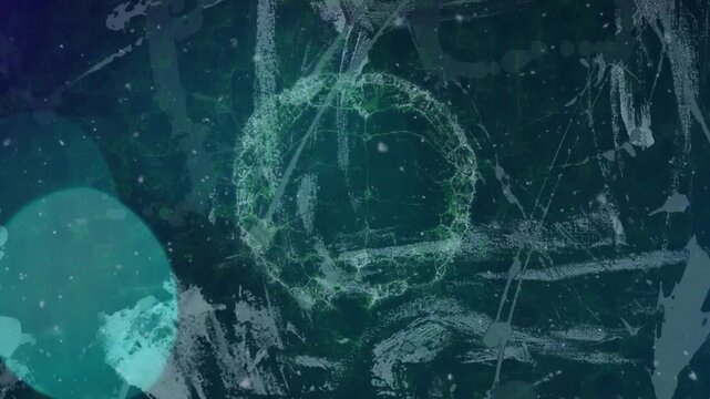 Soft teal glow appearing, bokeh forming, luminous ring morphing into glowing heart for branding
