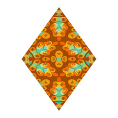 Obraz premium Festive Xmas pyramid made of triangles illustration featuring holiday decorations and party symbols for a winter celebration vector design