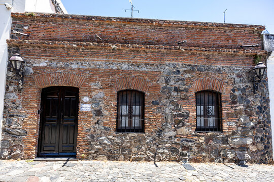 House in historic quarter of Colonia del Sacramento, Uruguay