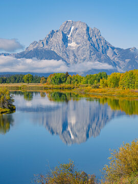 Autumn landscape at Grand Teton National Park, Wyoming.