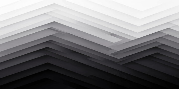 Abstract white and gray textured wall design featuring a modern pattern of horizontal metal lines and a light steel material surface