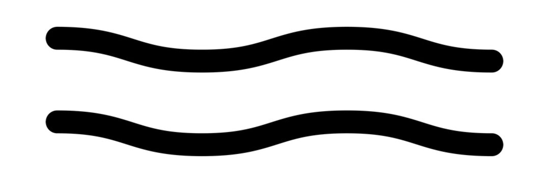 Wavy lines png sticker, transparent background