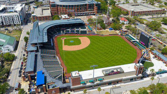 VyStar Ballpark home of Jumbo Shrimp Minor league baseball team in Jacksonville Florida USA