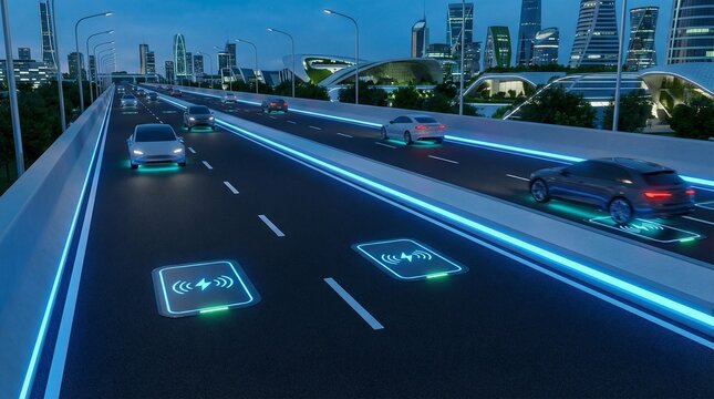 Electric Road Wireless Charging