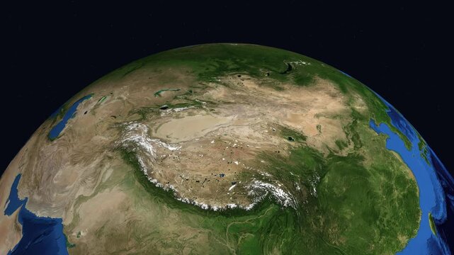 Earth Zoom Animation Transitioning to Night Lights Over Berlin Germany