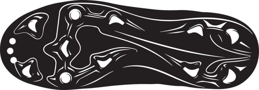 Black and white illustration of a crocodile head design