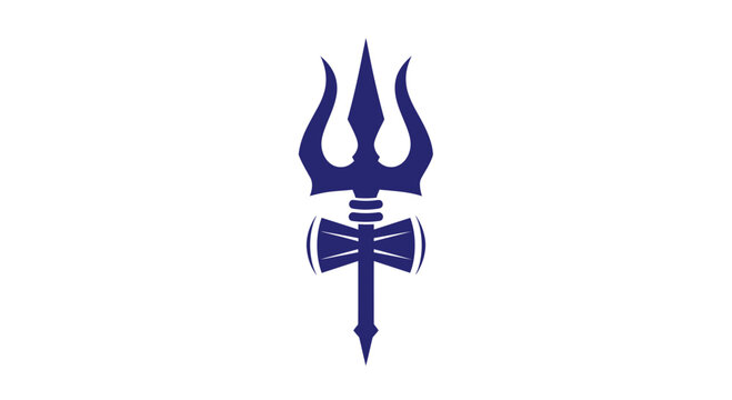 Lord Shiva's Trident (Trishul) Symbol, Hinduism, Spirituality, Sacred Icon