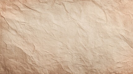 Obraz premium Soft aged paper background with subtle creases, warm beige, dusty blush, and linen tones, gentle fibrous matte texture for book cover layering.