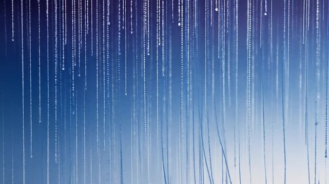 A digital illustration of streaks and lines in varying shades of blue