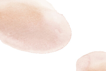 Fototapeta premium Png background with nude cream color stains watercolor