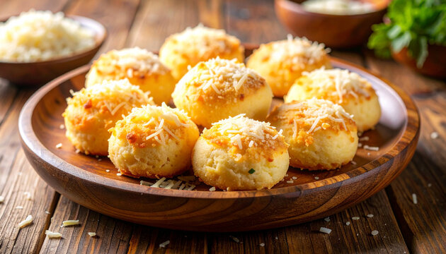 A delicious dish of crispy fried chicken nuggets served as a gourmet appetizer on a white plate for a snack or dinner meal
