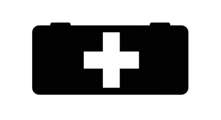 Obraz premium First Aid Kit Icon Simple Design.