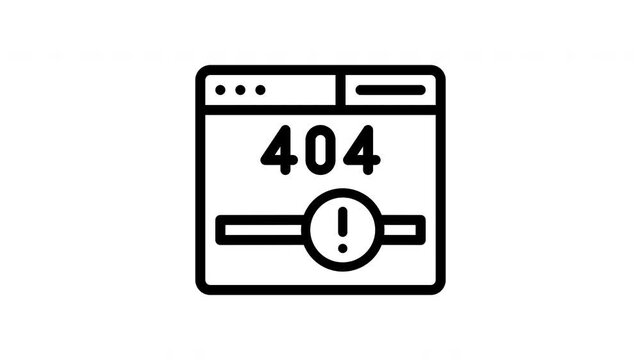 not found animated icon