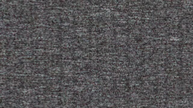 Analog static noise television background with no signal glitch effect, VHS flicker distortion, horizontal stripe artifacts, CRT scanline interference seamless loop retro TV noise texture