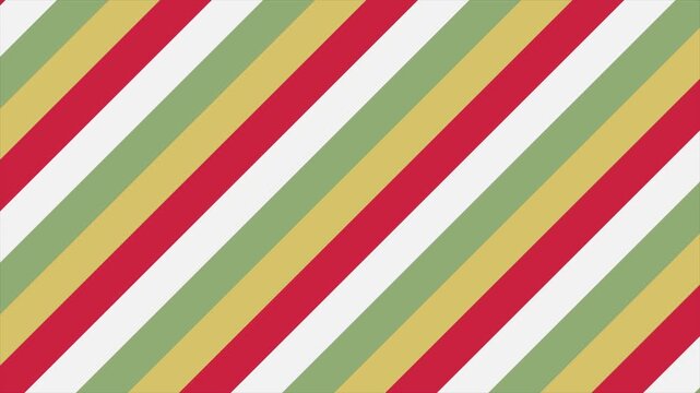 Christmas Diagonal Stripes Pattern Minimal Geometric Holiday Design for Wrapping Paper and Festive Decor