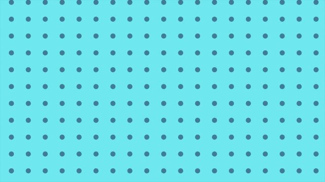 Cyan and Blue Polka Dot Pattern Minimalist Geometric Abstract Background Seamless Graphic Element for Design Presentation and Print