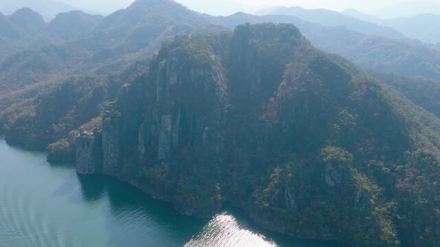 Oksunbong Peak in Danyang/Jecheon, Chungjuho Lake, A cool breeze and a bright moon