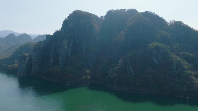 Oksunbong Peak in Danyang/Jecheon, Chungjuho Lake, A cool breeze and a bright moon