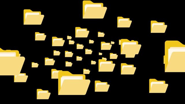 Business document management system with secure cloud folders, online file sharing, virtual access for teams, improved collaboration, data protection, and efficient digital storage. 