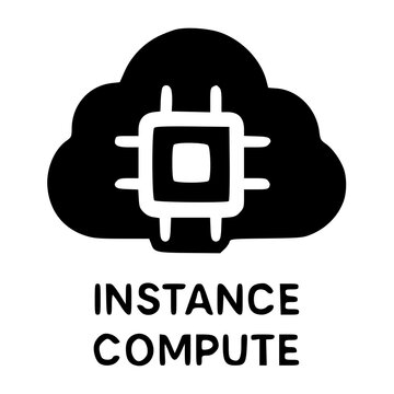 A virtual server running on a cloud provider's infrastructure, providing dedicated processing power and memory.