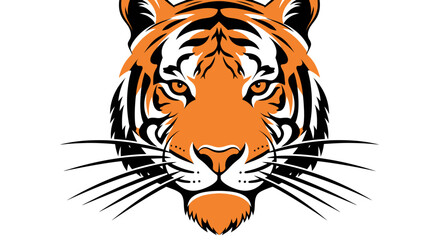 Close up of tiger face portrait. © MUHRODIN