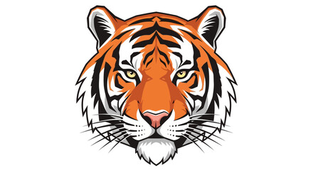 Close up of tiger face portrait. © MUHRODIN