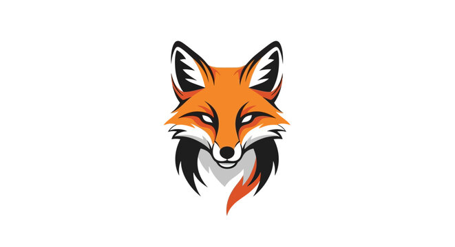 Illustration of a fox head.