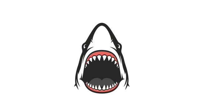 Shark purse with sharp teeth design.