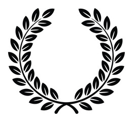 Obraz premium Laurel Wreath Vector Illustration