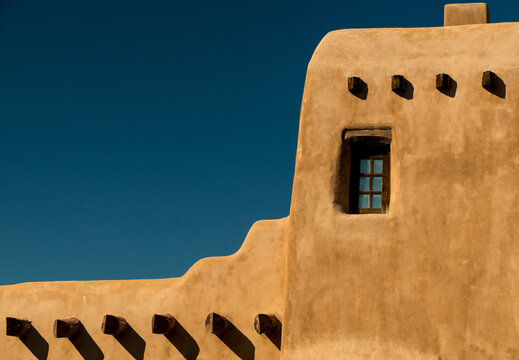 USA, New Mexico, Santa Fe.  New Mexico Museum of Art