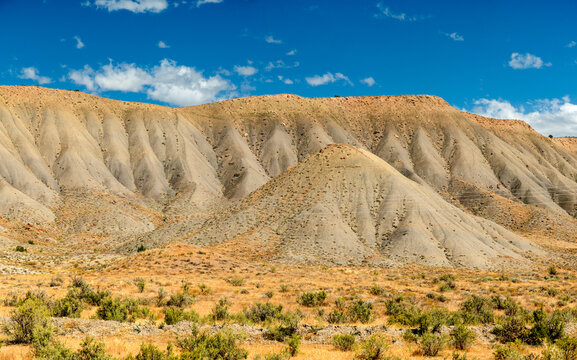 USA, Colorado, Grand Junction.  Desert badlands in western Colorado.