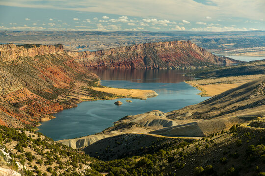 USA, Utah, Flaming Gorge National Recreation Area. Flaming Gorge Reservoir