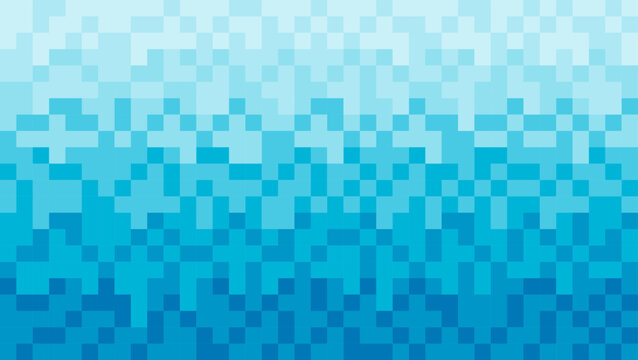 Blue pixel pattern abstract gradient mosaic texture.