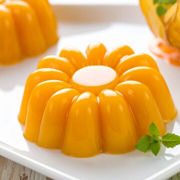 flower shaped jelly
