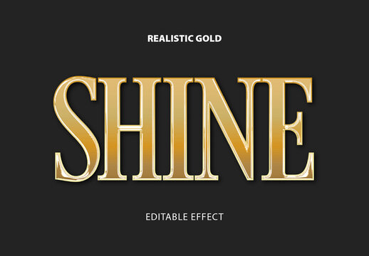 Vintage Silver Text Effect  