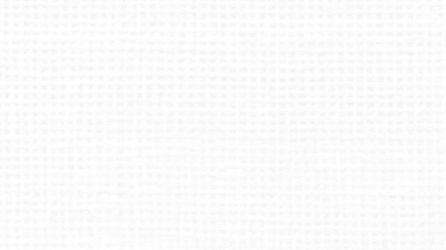 Seamless white fabric texture background. Blank woven linen canvas pattern for clean minimalist video overlay.